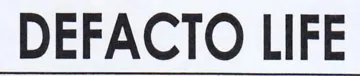 DEFACTO LIFE trademark logo