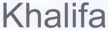 Khalifa trademark logo