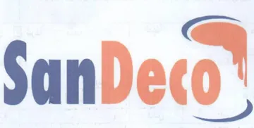 SanDeco' anDeco' trademark logo