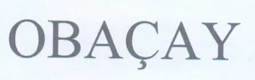 OBACAY trademark logo