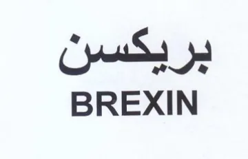 BREXIN بريكسن trademark logo