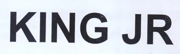 KING JR trademark logo