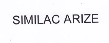 SIMILAC ARIZE trademark logo