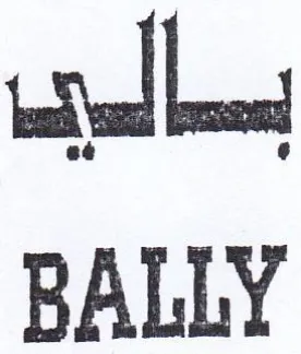 idl BALLY trademark logo