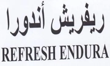 REFRESH ENDURA ريفريش الدورا trademark logo