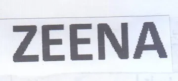 ZEENA trademark logo