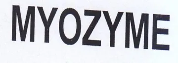 MYOZYME trademark logo