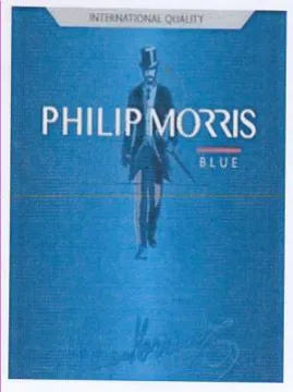 PHILIP MORIS 7 . 100 trademark logo
