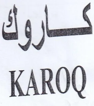 KAROQ فاروك trademark logo