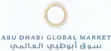 ABU DHABI GLOBAL MARKET سوق أبوظبي العالمي trademark logo