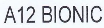 A12 BIONIC trademark logo