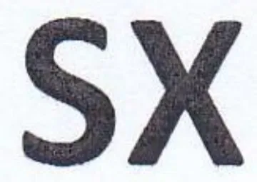 SX trademark logo