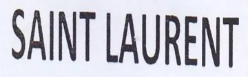 SAINT LAURENT trademark logo