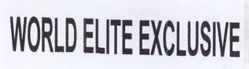 WORLD ELITE EXCLUSIVE trademark logo