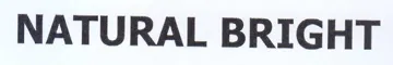 NATURAL BRIGHT trademark logo
