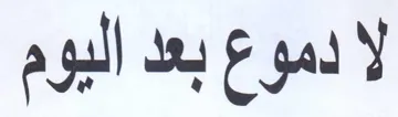 لا دموع بعد اليوم trademark logo