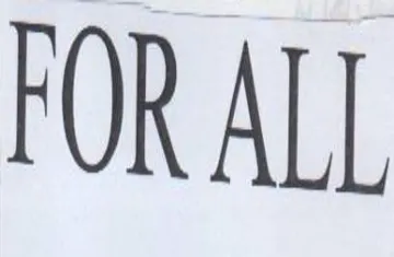 FOR ALL trademark logo