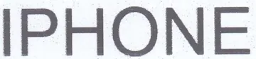 IPHONE trademark logo