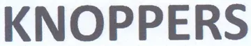 KNOPPERS trademark logo