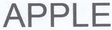 APPLE trademark logo