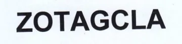ZOTAGCLA trademark logo