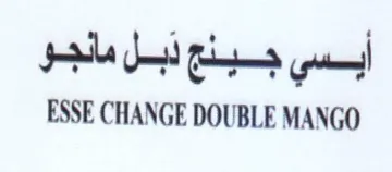 ESSE CHANGE DOUBLE MANGO أبسي جبنج نبل مانجو trademark logo
