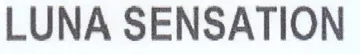 LUNA SENSATION trademark logo