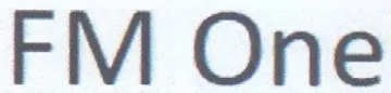 FM One trademark logo