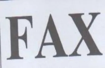 FAX trademark logo