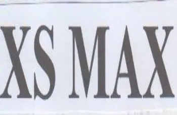 XS MAX trademark logo