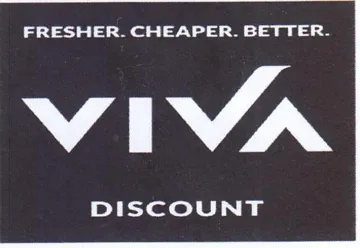 FRESHER. CHEAPER. BETTER. DISCOUNT trademark logo
