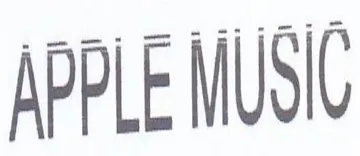 APPLE MUSIC trademark logo