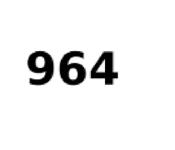 964 trademark logo