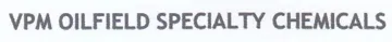 VPM OILFIELD SPECIALTY CHEMICALS trademark logo