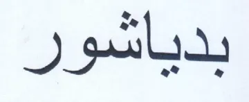 بدياشور trademark logo