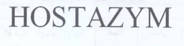 HOSTAZYM trademark logo