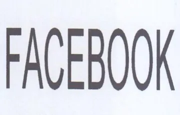 FACEBOOK trademark logo