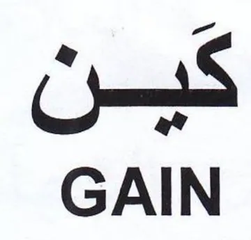 GAIN كين trademark logo