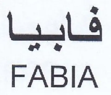 FABIA فابيا trademark logo