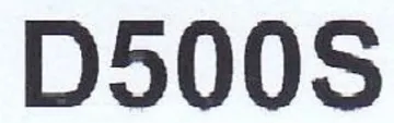 D500S trademark logo