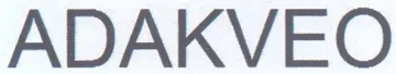 ADAKVEO trademark logo