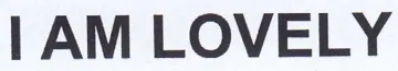 AM LOVELY trademark logo