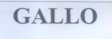 GALLO trademark logo