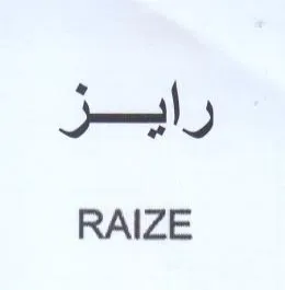 RAIZE رايز trademark logo