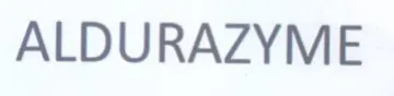 ALDURAZYME trademark logo