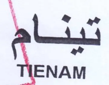 ce تينا trademark logo
