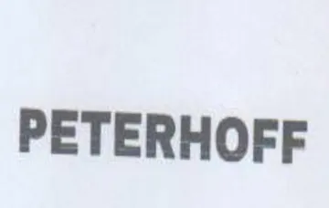 PETERHOFF trademark logo