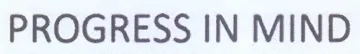 PROGRESS IN MIND trademark logo