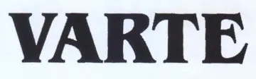 VARTE trademark logo