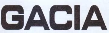 GACIA trademark logo